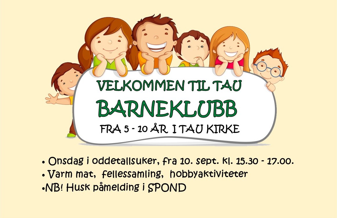 Barneklubb i Tau kyrkje